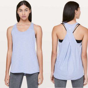 Lululemon Essential Tank in Heathered Lavender Dusk, sz 12